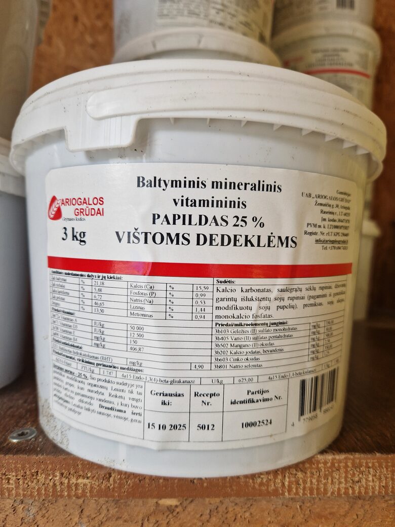 Baltiminis mineralinis vitamininis papildas 25%