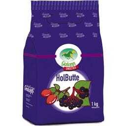 Skanėstas žirgui su erškėtuogių ir šeivamedžio uogomis, 1 kg