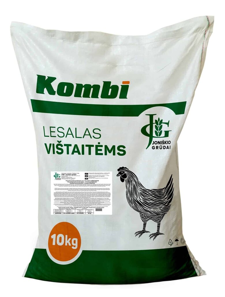 Visavertis vištaičių lesalas KOMBI nuo 71 iki 112 d. 40 KG