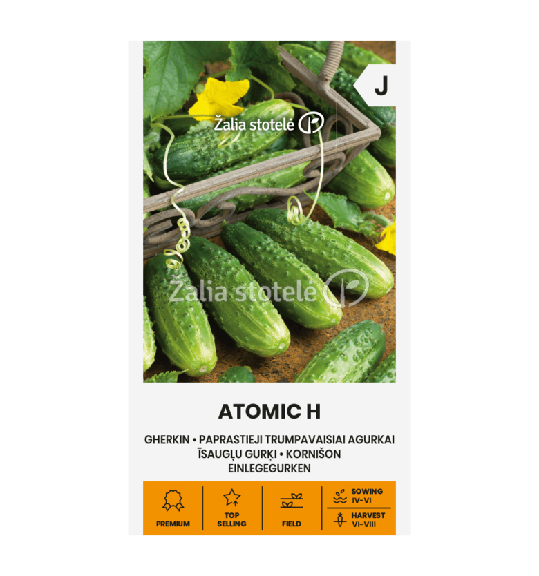 AGURKAI PAPRASTIEJI TRUMPAVAISIAI ATOMIC H