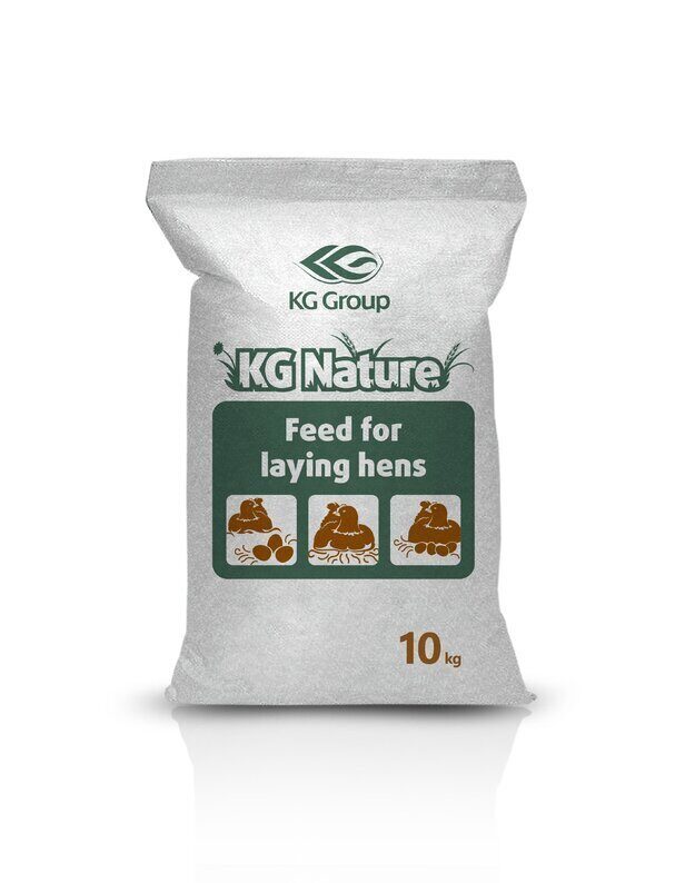 Visaverčiai lesalai dėsliųjų veislių vištoms II dėslumo periodas ( 45 sav. ir daugiau ) KG NATURE BE GMO, 40 kg