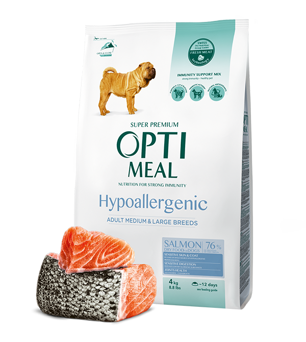 Hipoalerginis visavertis sausas ėdalas suaugusiems vidutinių ir didelių veislių šunims – LAŠIŠA 20 kg