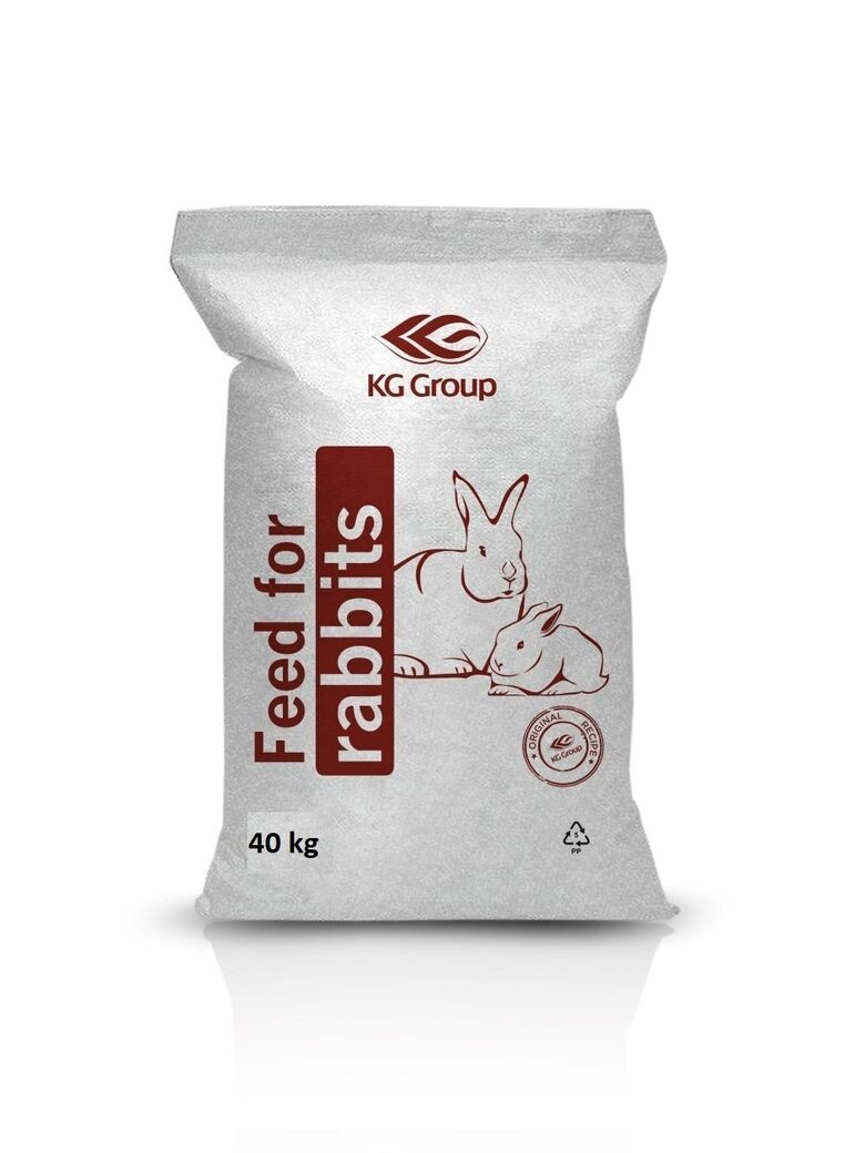 Visaverčiai pašarai triušiams, 40 kg