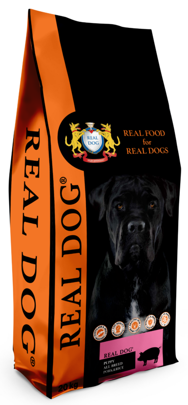 REAL DOG ADULT All Breeds PORK & RICE 20kg