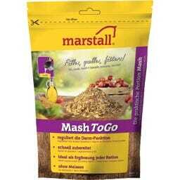 marstall MashToGo – greitai paruošiamas mash virškinimui ir kailio blizgesiui, 500g