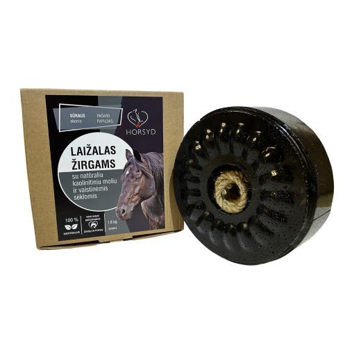Laižalas žirgams su natūraliu kaolitiniu moliu HORSYD, 1,8 kg