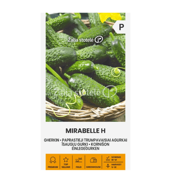 AGURKAI PAPRASTIEJI TRUMPAVAISIAI MIRABELLE H