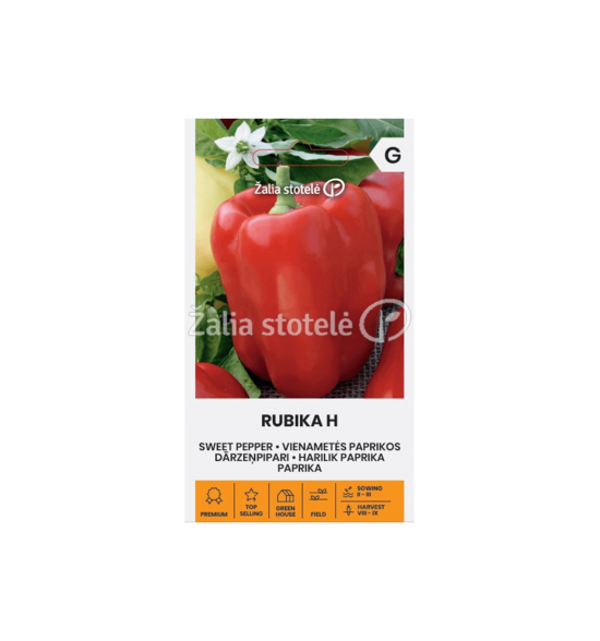 PAPRIKOS VIENAMETĖS RUBIKA H